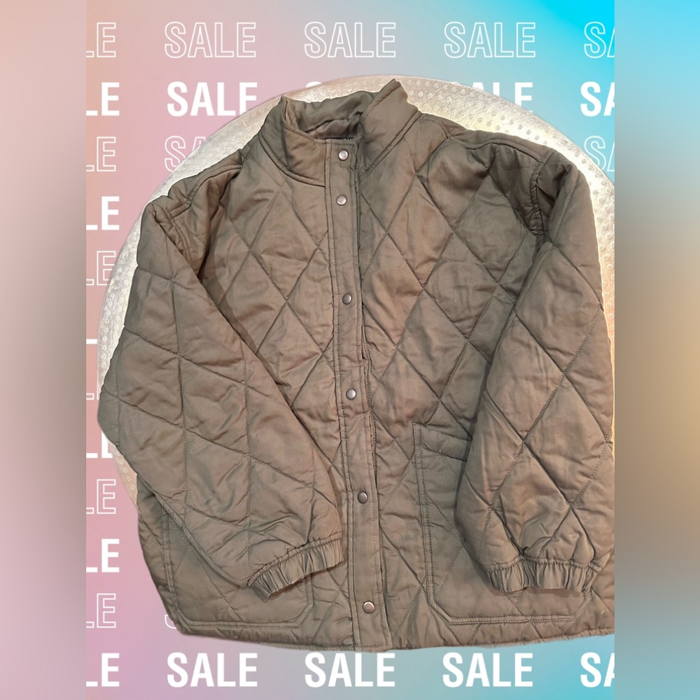 NWT Social Standard Quilted Twill Jacket
